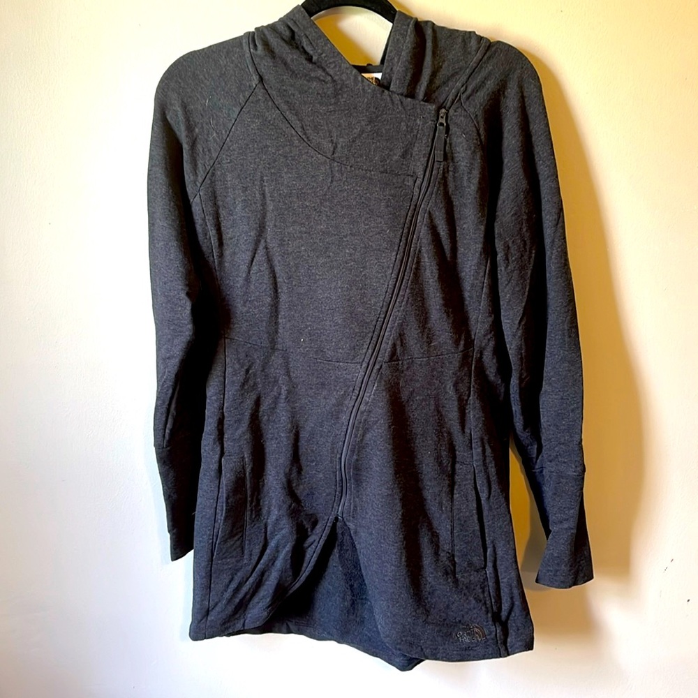 Long north face hoodie